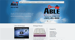 Desktop Screenshot of ablemortgagellc.com